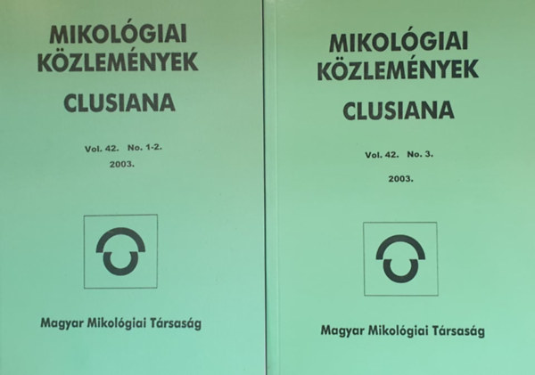 Lks Lszl - Dr. Sznt Mria - Mikolgiai kzlemnyek - Clusiana (2003 vol. 42. No. 1-2. + 3.)