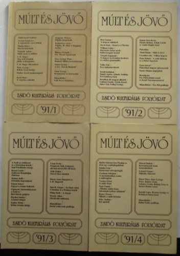 Mlt s jv (zsid kulturlis folyirat 1991/1-4)