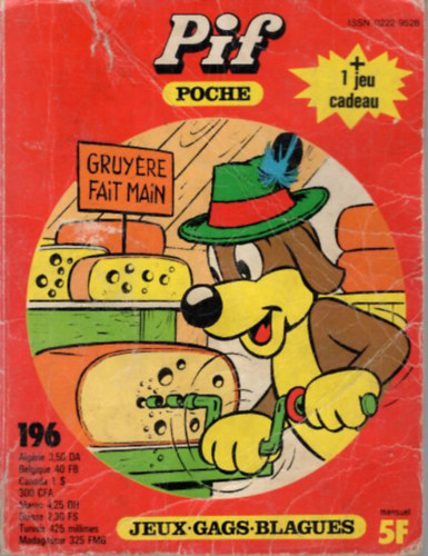 Pif poche No196 ( francia kpregny )
