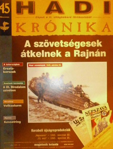 Pap Patrycja  (szerk.) - Hadi Kr�nika 45. sz�m