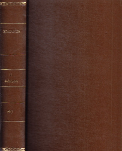 Századok LI. évfolyam, 1917