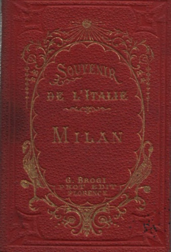 Milan (Souvenir de L'Italie)- leporell� fot�k, tokban