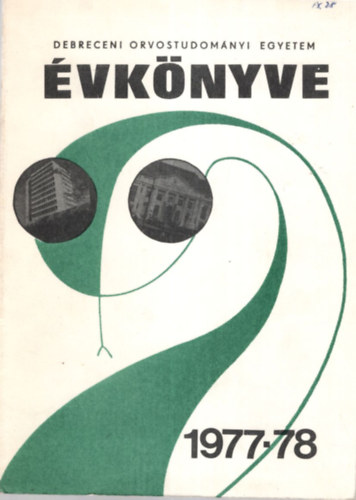 Bolodr Alajos - Debreceni Orvostudomnyi Egyetem vknyve 1977-78