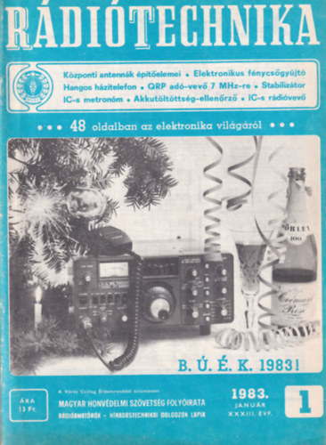 Bkei Ferenc  (Fszerk) - Rditechnika - ( 1983. teljes vfolyam 1-12. sz. )