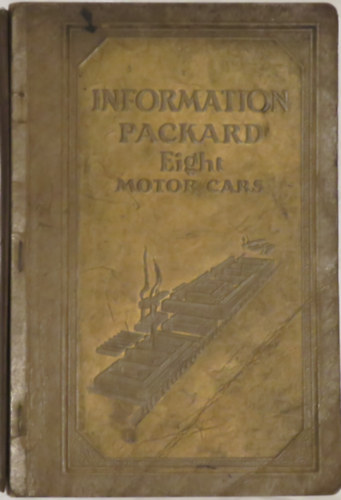 Information Packard Eight Motor Cars 1929