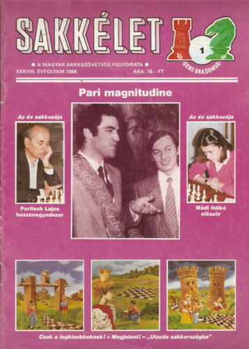 Sakk�let 1988. 1., 4., 7-8. lapsz�mok