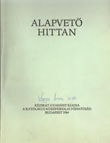 Dr. Lukcs Lszl - Alapvet Hittan