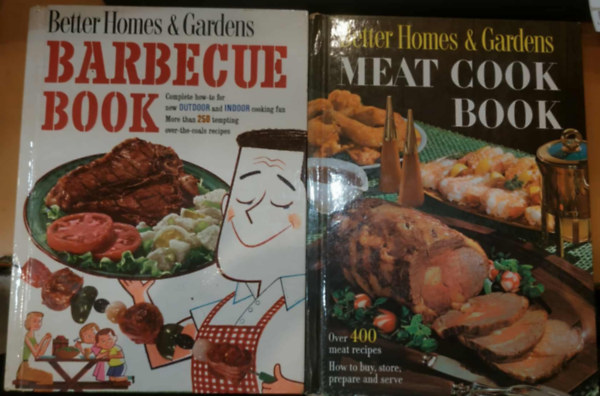 2 db Better Homes & Gardens: Barbecue Book + Meat Cook Book