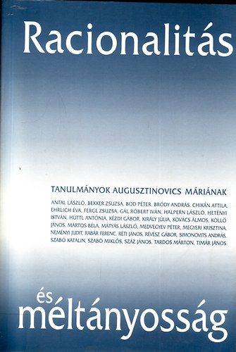 K�zgazd. Szemle Alap�tv�ny - Racionalit�s �s m�lt�nyoss�g