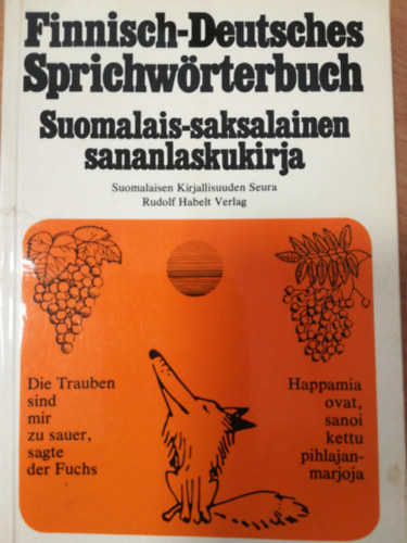 Rudolf Habelt - Finnisch-Deutsches Sprichwrterbuch