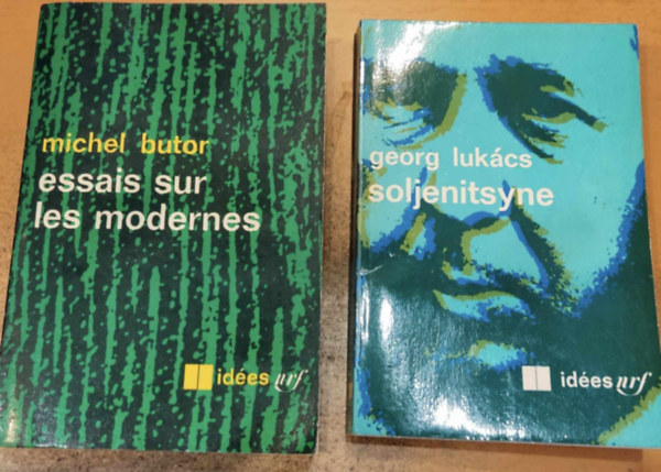 Georg Lukcs Michel Butor - 2 db Collection Ides: Essais sur les modernes + Soljenitsyne (Esszk a modernekrl + Szolzsenyicin)