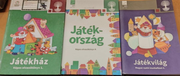 Meixner Ildik Hargitai Katalin - 3 db olvasknyv: Jtkhz (Kpes olvasknyv 1.) + Jtkorszg (Kpes olvasknyv 4.) + Jtkvilg (Magyar nyelvi munkafzet 4.)