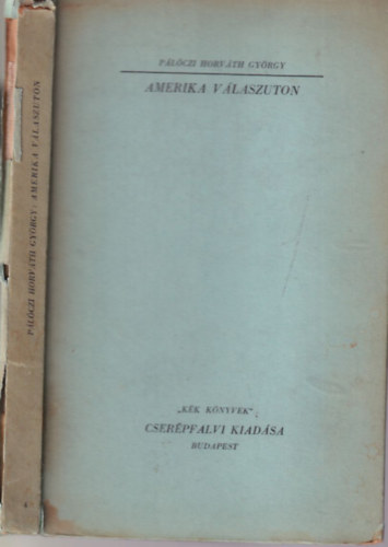 P�l�czi Horv�th Gy�rgy - Amerika v�lasz�ton (K�k k�nyvek)