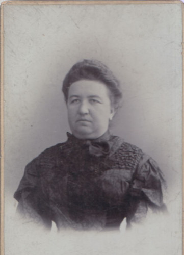Haberfeld K.: Ismeretlen asszony arckpe (6,5x11 cm) (vizitkrtya)