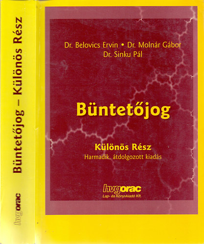 Belovics-Moln�r-Sinku - B�ntet�jog (k�l�n�s r�sz)