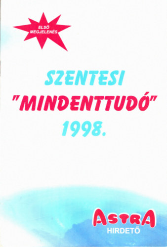 ismeretlen - Szentesi "mindenttud�" 1998