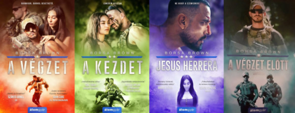 Borsa Brown - Elit sorozat 1-3. + novella (A vgzet, A kezdet, Jesus Herrera + A vgzet eltt)