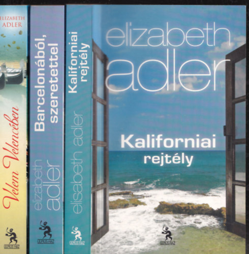 Elizabeth Adler - 3 db. romantikus: Kaliforniai rejtély + Barcelonából, szeretettel + Velem Velencében