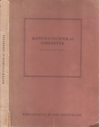 Menyhrt Oszkr - Konyhatechnikai ismeretek