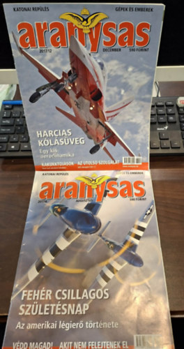 T�r�s  Istv�n  (F�szerk.) - 2 db Aranysas magazin: 2017/12, 2017/8