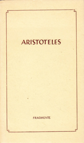 Aristoteles - Fragmente