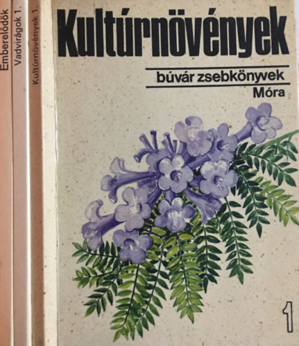 Emberelődök + Kultúrnövények 1. + Vadvirágok 1. (3 db búvár zsebkönyv)