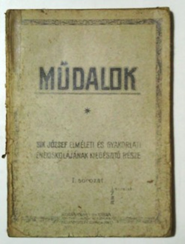 Szabados Béla - Műdalok I. sorozat - Beethoven, Giordani, Handel, Jensen, Löwe, Mozart, Schubert és Schumann (Sík József...)