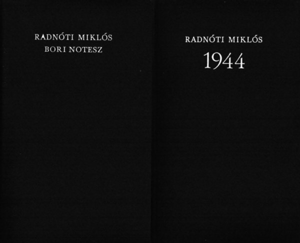Radnóti Miklós - Bori notesz