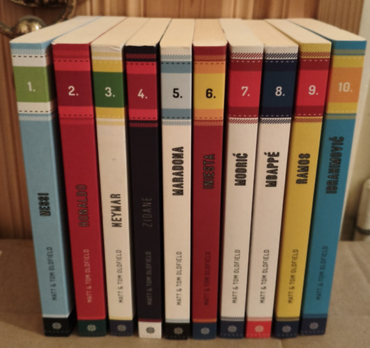 Tom Oldfield Matt Oldfield - Focih�s�k sorozat 1-10. (teljes) / Messi, Ronaldo, Neymar, Zidane, Maradona, Iniesta, Modri�, Mbapp�, Ramos, Ibrahimovi�