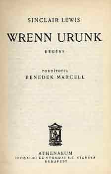 Sinclair Lewis - Wrenn urunk