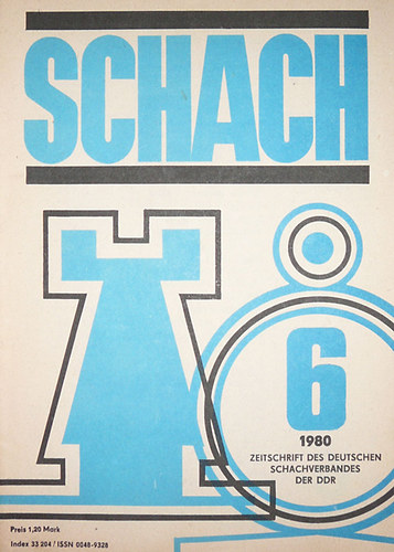 Reinhart Fuchs  (szerk.) - Schach 34. Jahrgang 6.