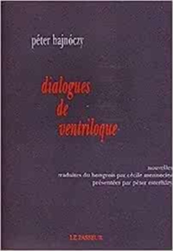 P�ter Hajnoczy - Dialogues de ventriloque