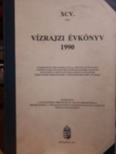 Vízrajzi évkönyv 1990 (XCV. kötet)