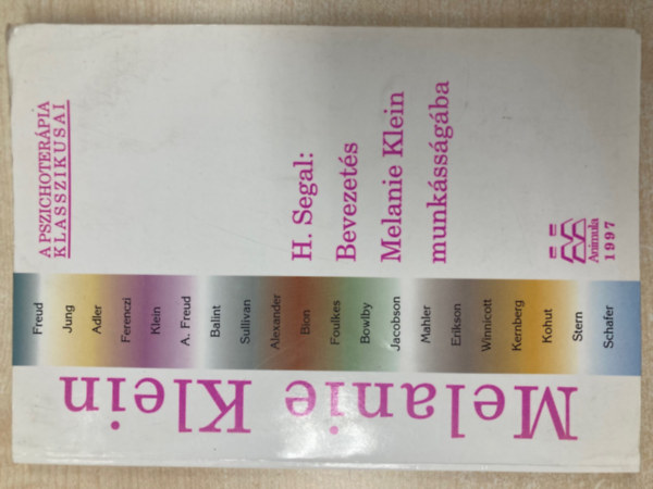 Hanna Segal - Bevezet�s Melanie Klein munk�ss�g�ba
