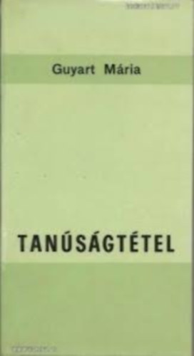 Guyart M�ria - Tan�s�gt�tel