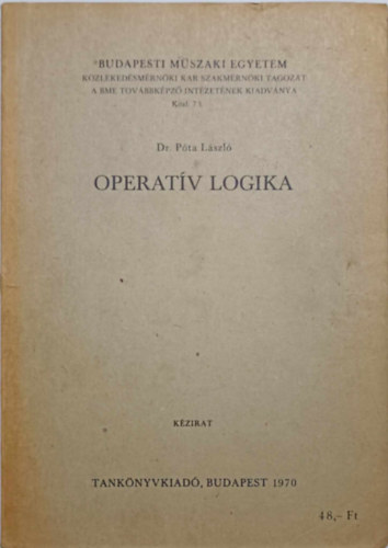 Dr. Pta Lszl - Operatv logika