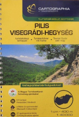 A Pilis s a Visegrdi-hegysg 1:40 000 Turistakalauz (Cartographia)