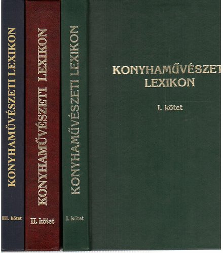 Menyhrt Oszkr - Konyhamvszeti lexikon I-III.