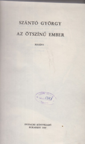 Sznt Gyrgy - Az tszn ember