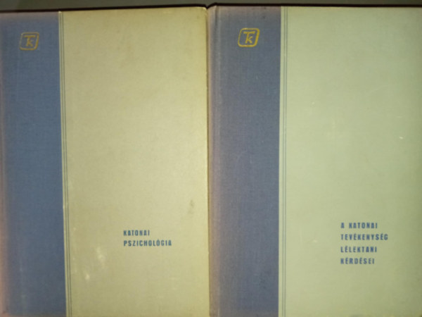 Surányi Gábor T. G. Jegorov (ford.) - Katonai pszichológia + A katonai tevékenység lélektani kérdései (Tisztek Könyvtára 2 mű)