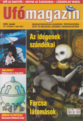 Pusztay Sándor (főszerk.) - Ufómagazin 2005/1-12. (teljes évfolyam, 12 db. lapszám)