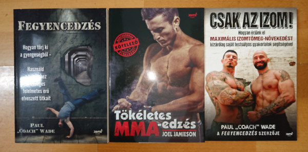 Paul "Coach" Wade, Joel Jamieson - 3 k�nyv edz�shez kem�ny f�rfiaknak: csak az izom!, T�k�letes MMA-edz�s, Fegyencedz�s