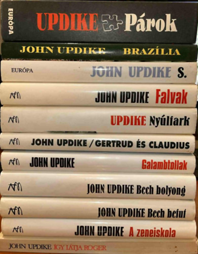 John Updike k�nyvcsomag (11 k�tet)