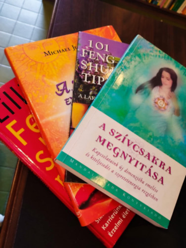 Dr. Richard Webster, Michael Johnstone, Lillian Too Brenda Davies - Ezotria knyvcsomag 4 darabos KNYVMENT AJNLAT: A szvcsakra megnyitsa, 101 feng shui tipp a laksban, A jsls enciklopdija, Feng Shui praktikk