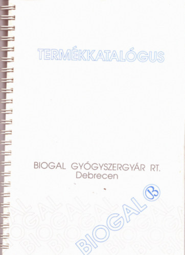 Termkkatalgus ( Humn gygyszerksztmnyek)