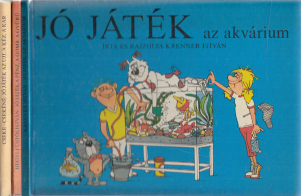 Szerk.: Ambrus Éva Krenner István - Jó játék az akvárium (Berendezési tanácsok; A vízszűrés és az oxigén pótlása; Halvásárlás...)