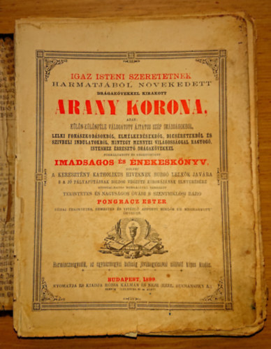 Istvn Schwenda-Thomas Leuchner - Igaz isteni szeretetnek harmatjbl nvekedett drga kvekkel kirakott arany korona