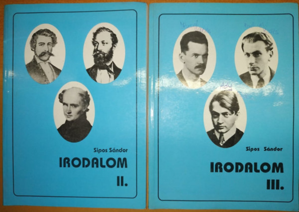 Sipos S�ndor - Irodalom II. + III. (Az I. k�tet n�lk�l!)(2 k�tet)