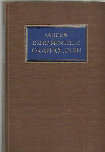 Robert Saudek - Experimentelle Graphologie