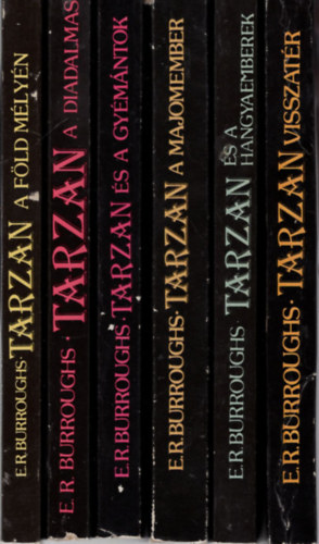 Edgar Rice Borroughs - Tarzan könyvek ( 11. db KÖNYVMENTŐ AJÁNLAT ) 1. Tarzan visszatér, 2. Tarzan és a hangyaemberek, 3. Tarzan a majomember, 4. Tarzan és a gyémántok, 5. Tarzan fia, 6. Tarzan dzsungeltörténetei. 7. Tarzan a dzsungel ura 8. Tarzan és az elvesz